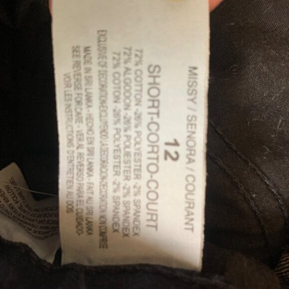 Gloria Vanderbilt Amanda Womens Jeans Size 12 Short Dark Blue Denim Stretch - Picture 5 of 9